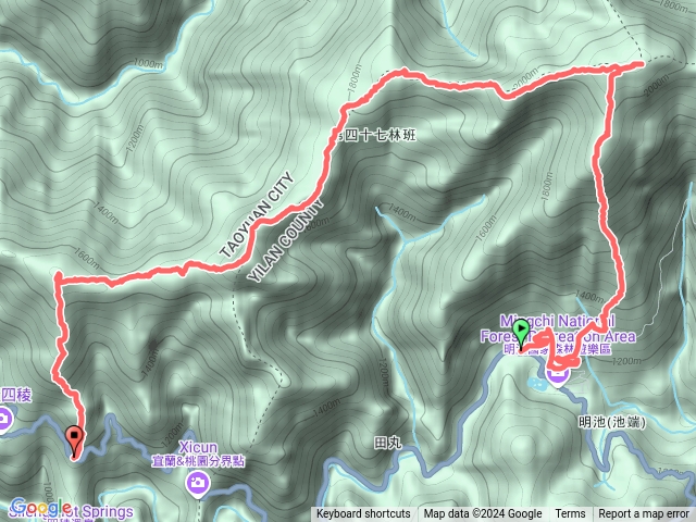 2024 12 30 明池山莊停車場起登~巴博庫魯山~復興尖山~庫魯山~北橫復興尖山登山口