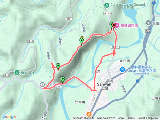 龍峎頂步道.不走來回環走三灣市區預覽圖