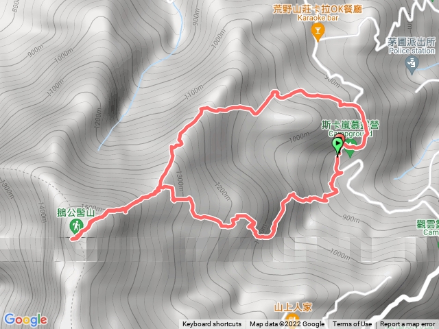 雲霧步道上線-鵝公髻山-第二登山口