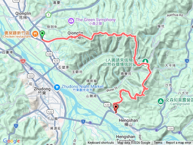 飛沙龍縱走+鹿寮坑山+香園窩山預覽圖