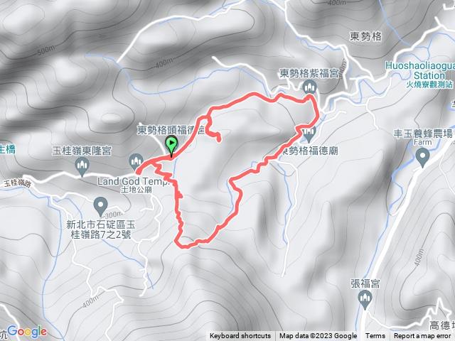 2023-10-10福德宮-平溪東勢格26、27號-五十六階古道越嶺東勢格28號-紫福宮-玉桂嶺山 O行走(順摸基石)