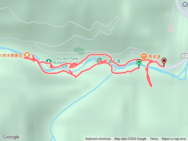 溪瀧步道-大羅蘭溪水圳古道O型預覽圖