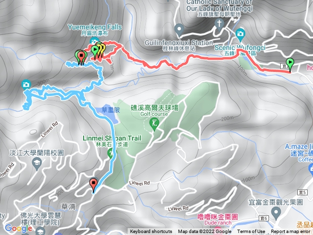 20211212月眉坑瀑布連走林美石磐步道