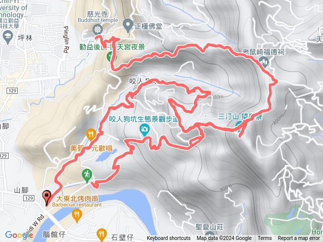 三進三汀山