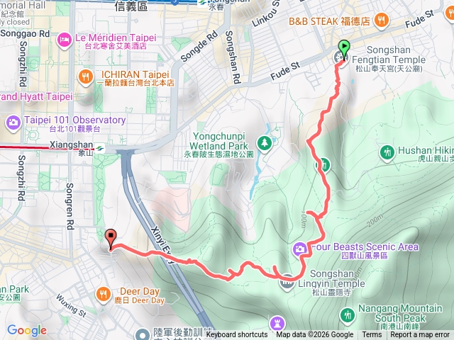 四獸山逆走預覽圖