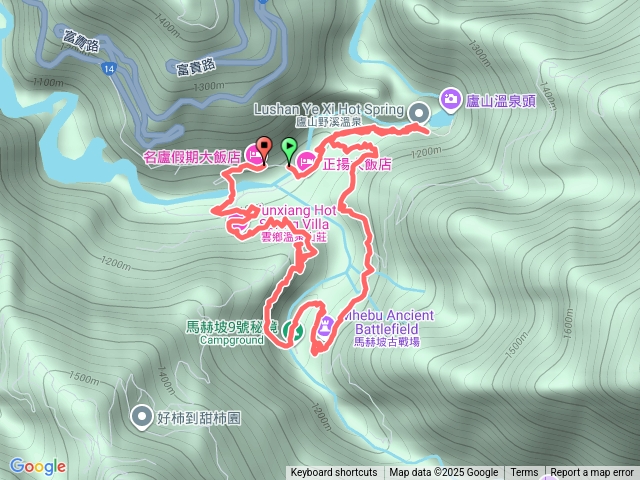 114.8.31 廬山溫泉 馬赫坡古戰場預覽圖