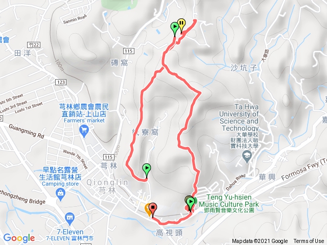 文林古道O型走+龍鳳連嶺部份