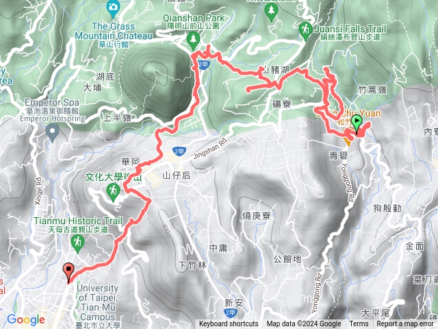 20240713 菁礐百年古圳、山豬湖山、淞溪溫泉瀑布、淞溪步道、下竹林步道連走