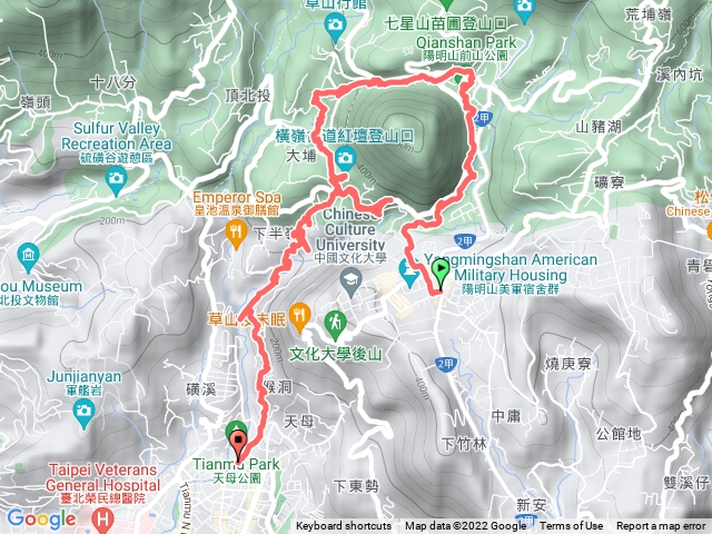 天母古道南段，橫嶺古道，半嶺古道，天母圓環