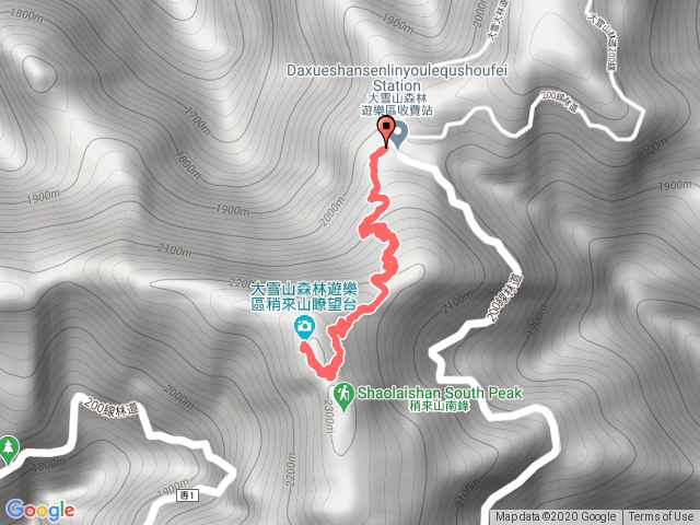 捎來山步道(單點來回）