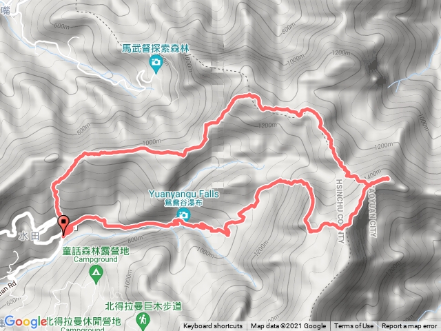 2021/12/19 新竹尖石水田林道、貴妃山、那結山、外鳥嘴山、蓮包山O型走