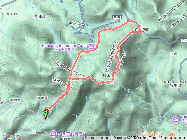 清天宮-大屯山主峰-大屯山南峰-大屯山西峰-清天宮