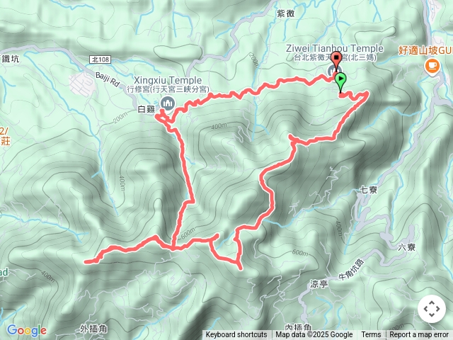 六寮崙山_雞罩山&前鋒_白雞山_鹿窟尖山