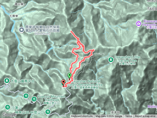 烏石坑山、船型山O型
