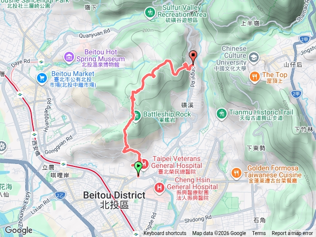 20260531 榮總 軍艦岩步道 烏尖連山260峰 磺溪山 行義路二預覽圖