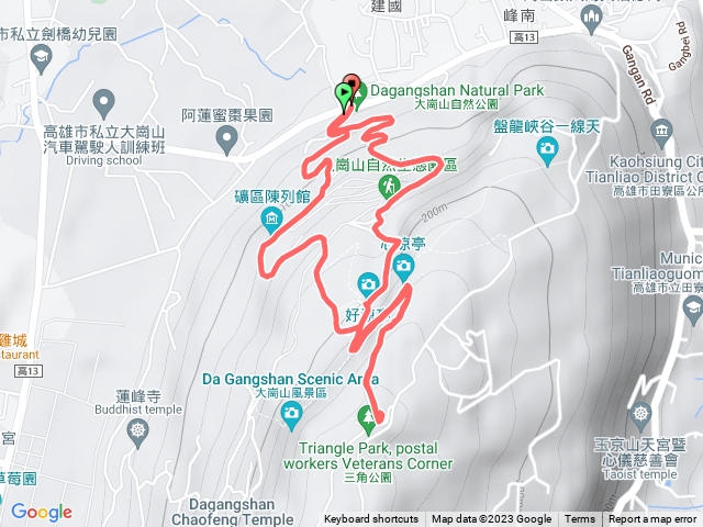 大崗山三角點