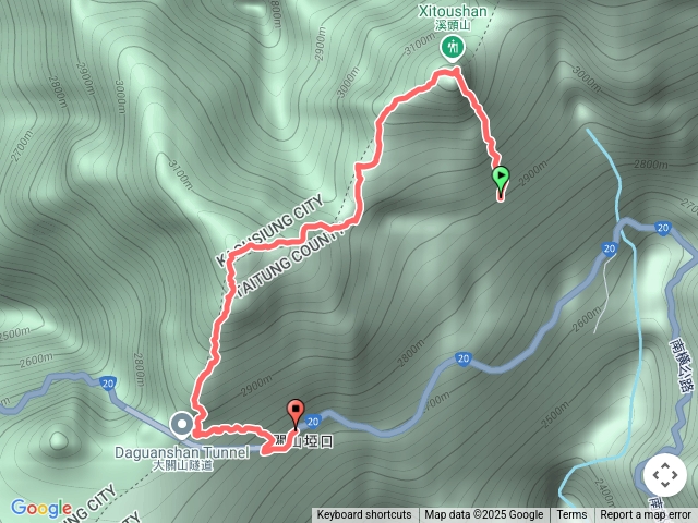溪頭山縱走關山嶺山