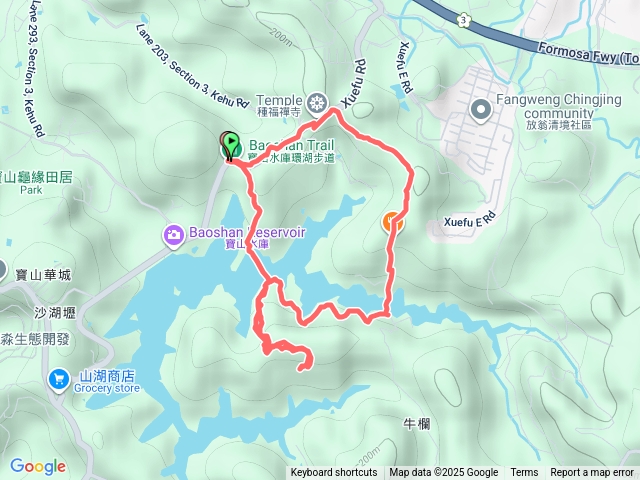 240217 寶山水庫十連峰O型- 健行筆記