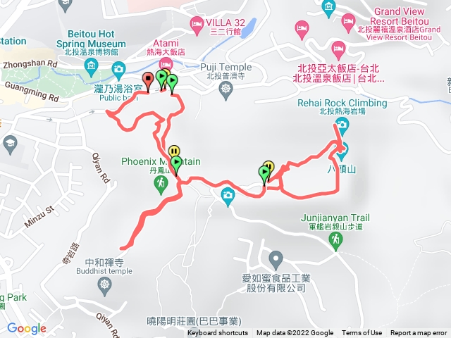 湯守岩八頭山熱海岩場丹鳳山