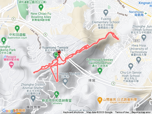 圓通寺、國旗嶺、國勝嶺、國球嶺