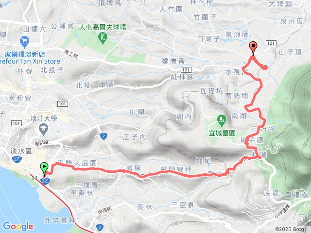 滬尾櫻花大道→天元宮