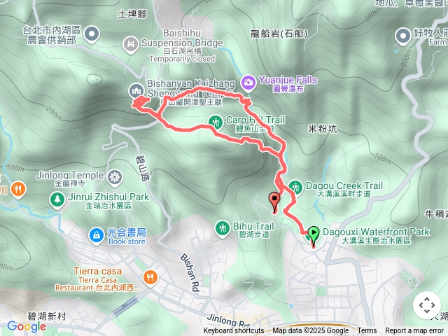 大溝溪+碧山巖+鯉魚山步道