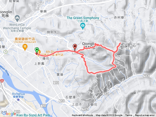 百大步道飛鳳山觀日坪古道20231212