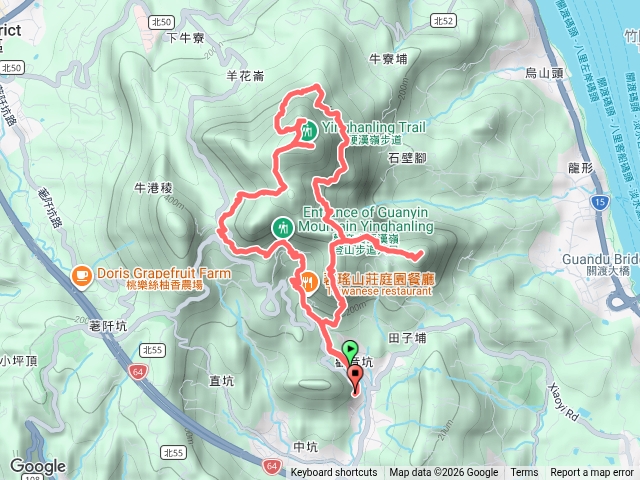 觀音山大縱走預覽圖