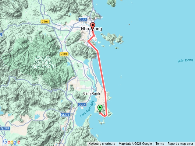 2026.03.11領航星號郵輪之旅越南金蘭港往越南芽莊市軌跡