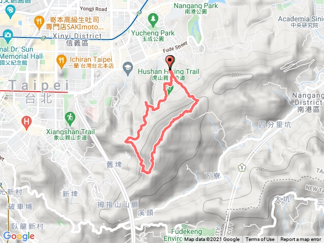 虎山九五峰撿南港山小百岳