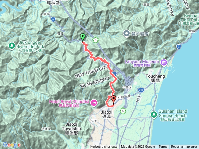 20260205 淡蘭古道南路 碧湖橋至礁溪轉運站預覽圖