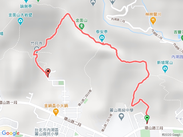 金面山竹月寺步道