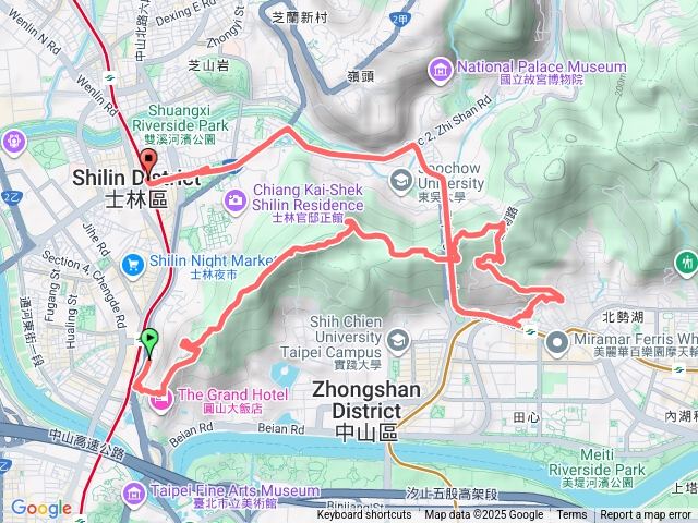 劍潭山親山步道預覽圖