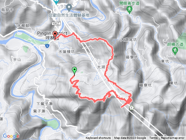 坪林三星（和尚髻山（九芎林山），源茂山（樟桔坑山），大尾山（鬼子瀬尖））預覽圖