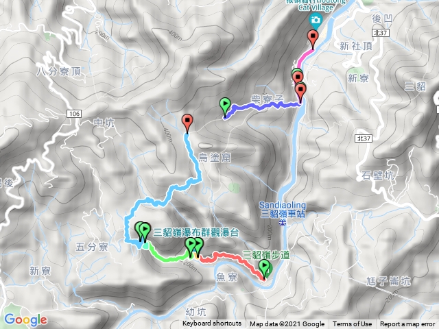 三貂嶺越嶺猴硐（途徑中坑古道～柴寮古道）