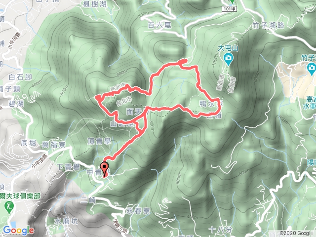 陽明山西段四連峰O形