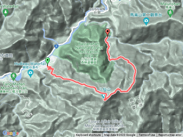 南松鶴上八仙山＞東八仙山＞下森林遊樂區