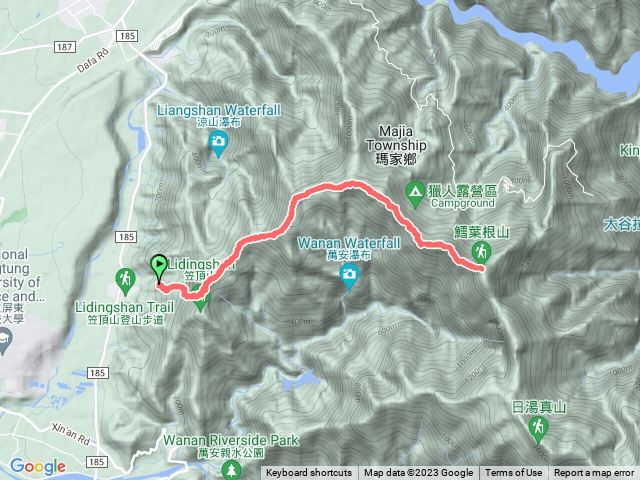 笠頂山4號登山口、真笠山、鱈葉根山來回