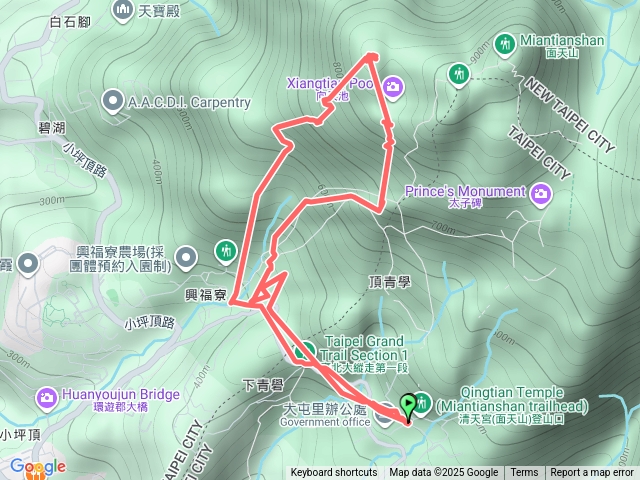 興福寮上向天山步道