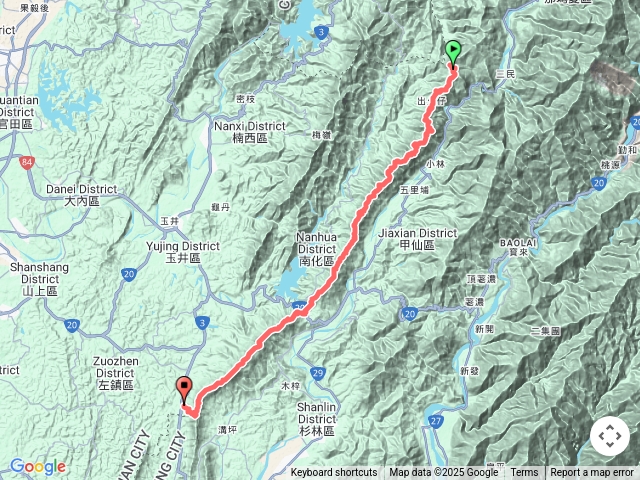 南瀛百岳綠色長城大烏山系全程縱走(林賢明)