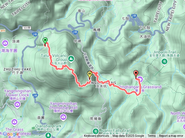 小油坑-七星山-夢幻湖-冷水坑-擎天崗