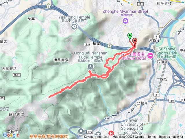 華夏學院彩蝶別墅南勢角山