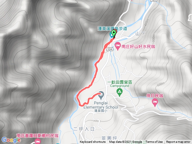 蓬萊溪護魚步道