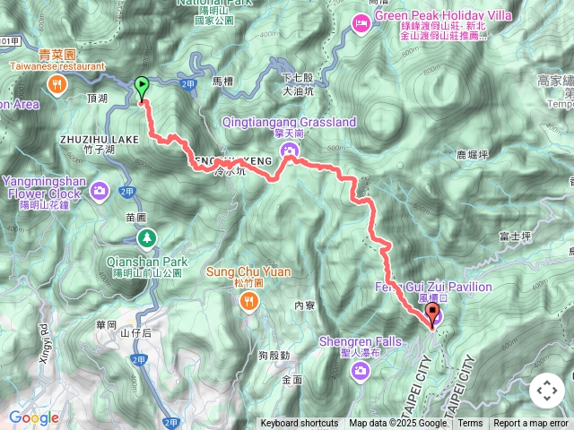 【任務一】ok-2025臺北大縱走臺北大縱走第三段：小油坑至風櫃口202502281551