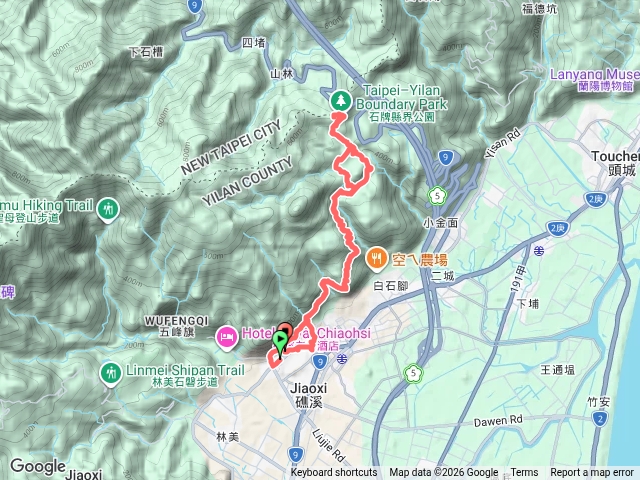 跑馬古道來回預覽圖