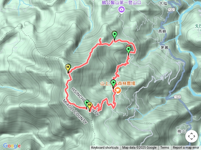 鵝公髻_雲霧上第二登山口下