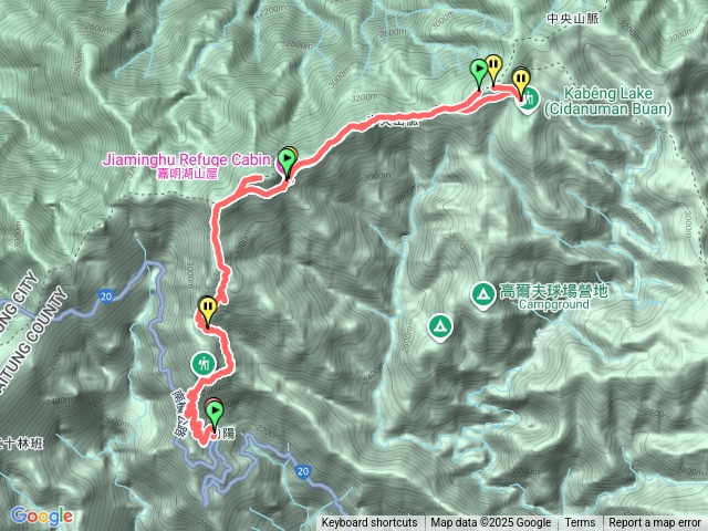 20250829-20250831-嘉明湖/三叉山/向陽山北峰/向陽山
