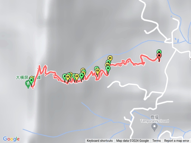 南投縣國姓鄉大橫屏山步道