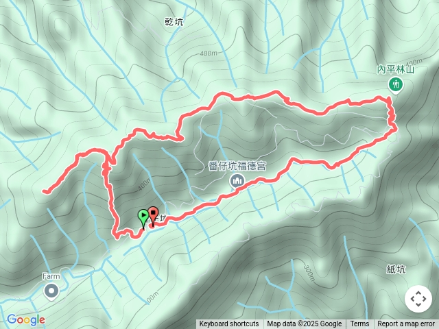 平湖西步道番子坑步道番子坑山內平林山平湖西步道環山公路環狀一圈