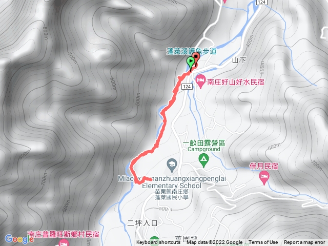 蓬萊溪護魚步道